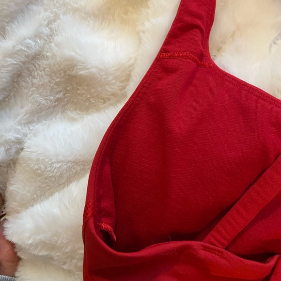 Women's Red Lululemon Sports Bra - Picture 4 of 7